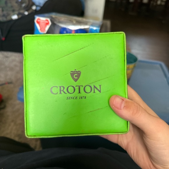 Vintage Croton Silver Watch and Bracelet with Pearl Accents - Picture 2 of 9